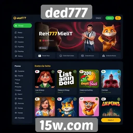 Interface do usuário do ded777 e sua usabilidade